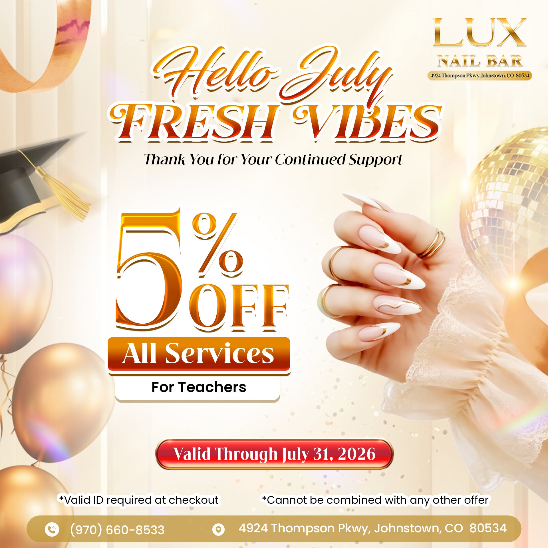 ✨ Lux Nail Bar - Promotion ✨